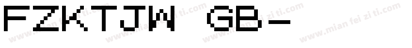 FZKTJW GB字体转换